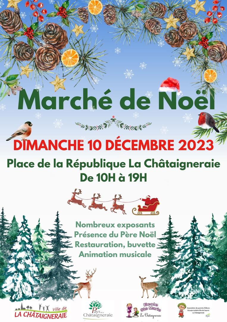 Marché de Noël - la Châtaigneraie - 85