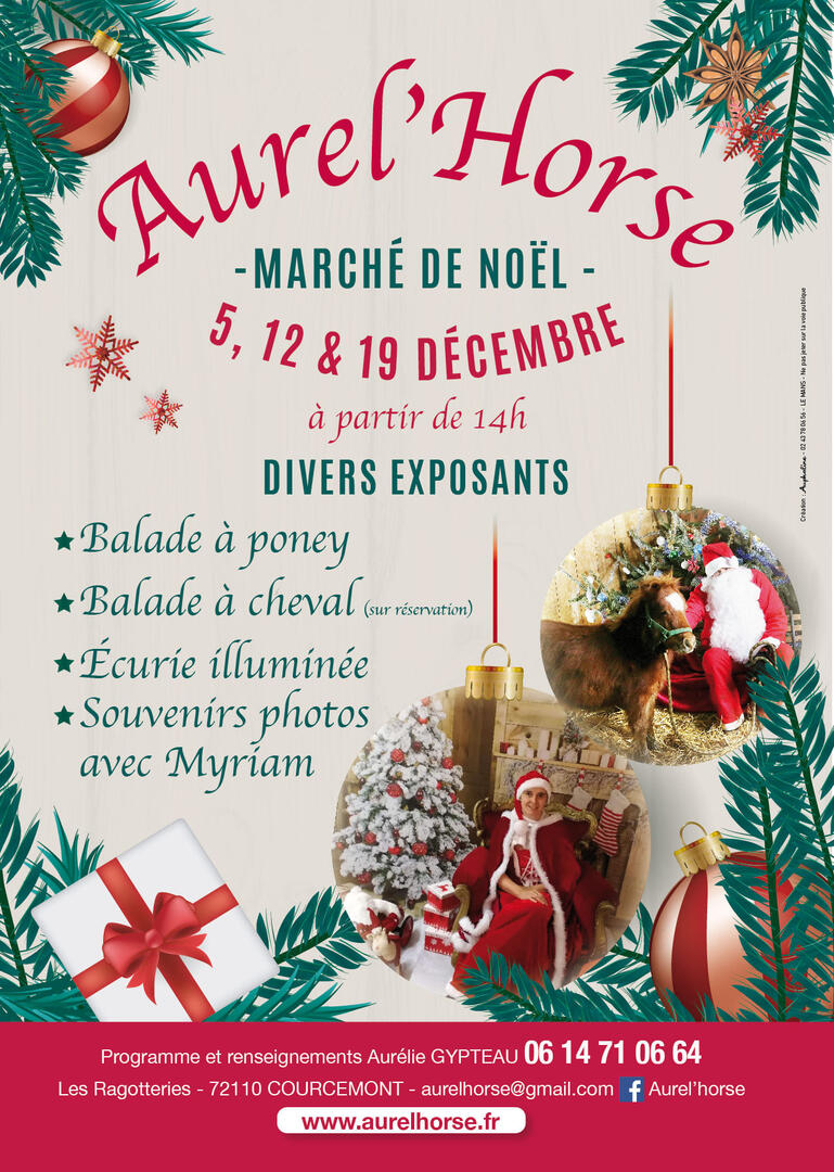 Marché Noël Aurel'Horse
