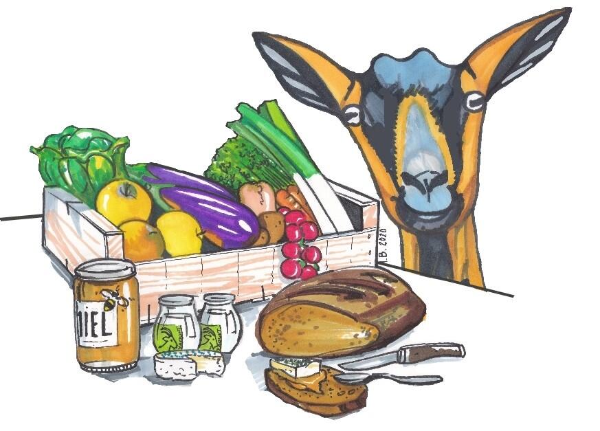 Marche de producteurs à Contest