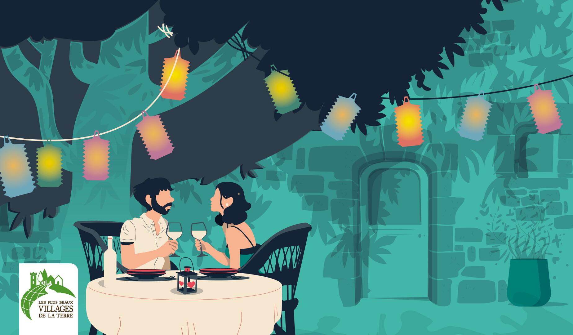 Nuit romantique à Sainte-Suzanne Plus Beau Village de FRANCE
