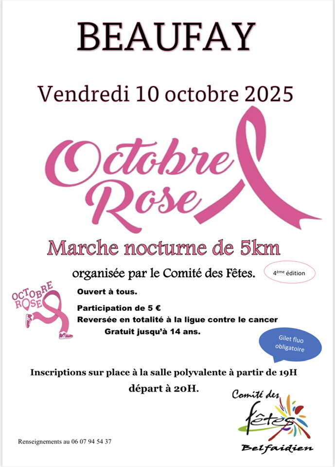 Octobre rose Beaufay