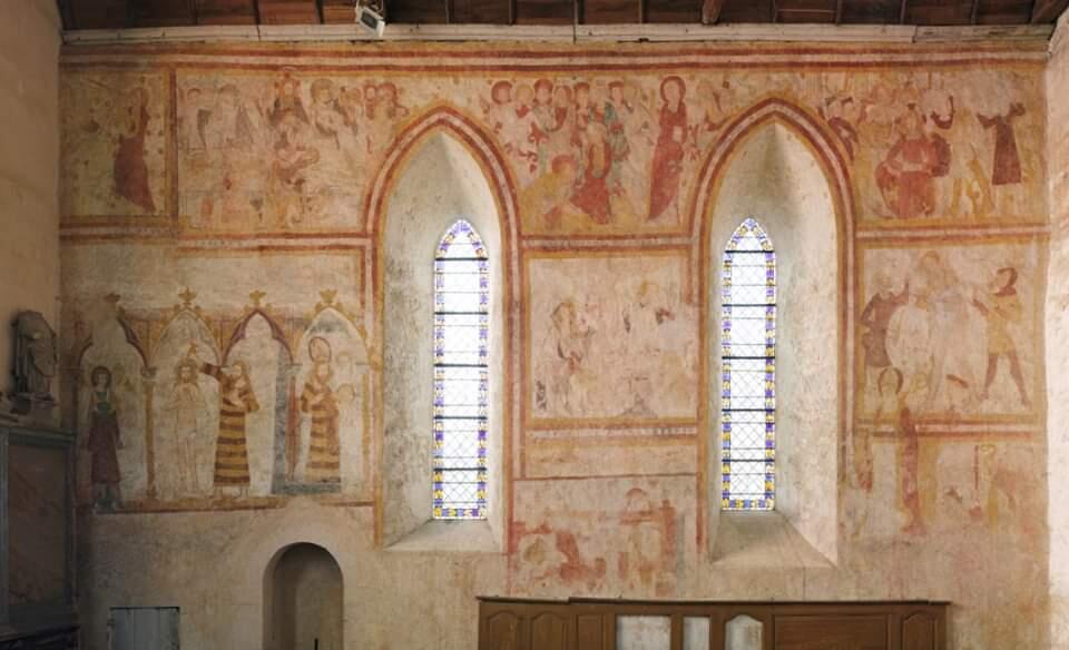 Peinture Eglise d'Asnieres
