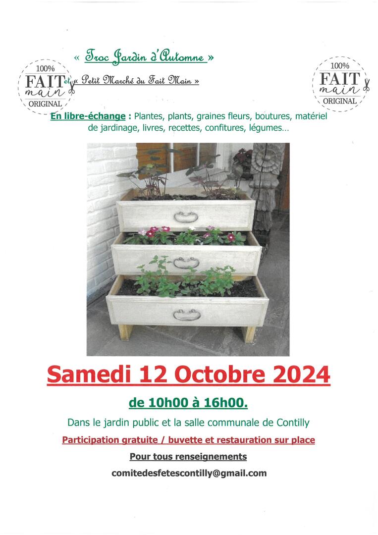 Troc jardin d'automne