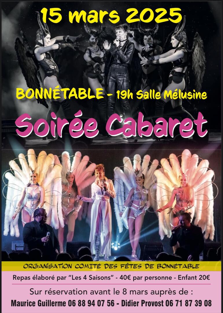 Soirée cabaret Bonnétable