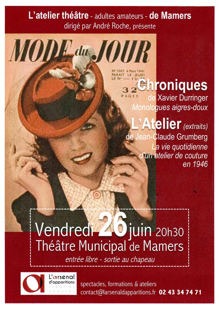 Théâtre Arsenal 26 juin