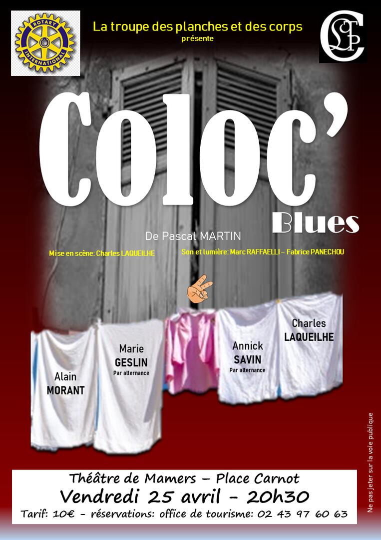 Théâtre Coloc-blues - Rotary mamers