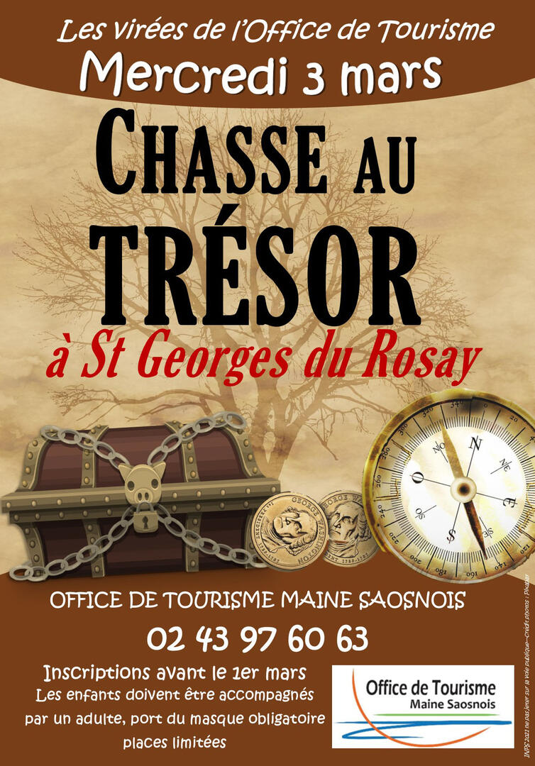 affiche chasse au trésor
