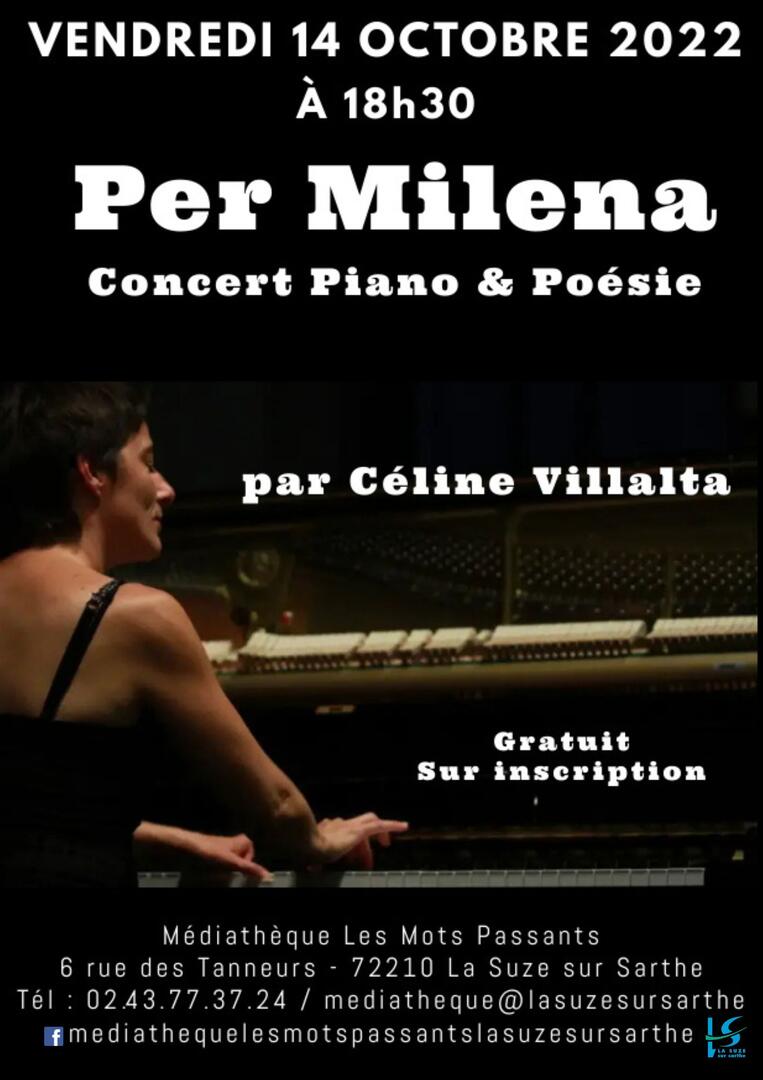 affiche concert Per milena 141022