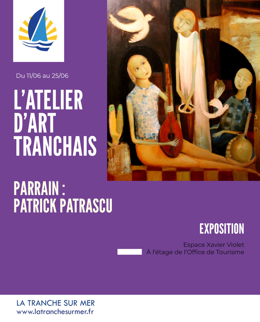 affiche exposition atelier d'art tranchais