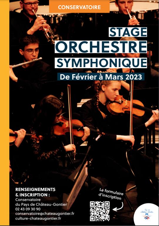 affiche stage orchestre symphonique