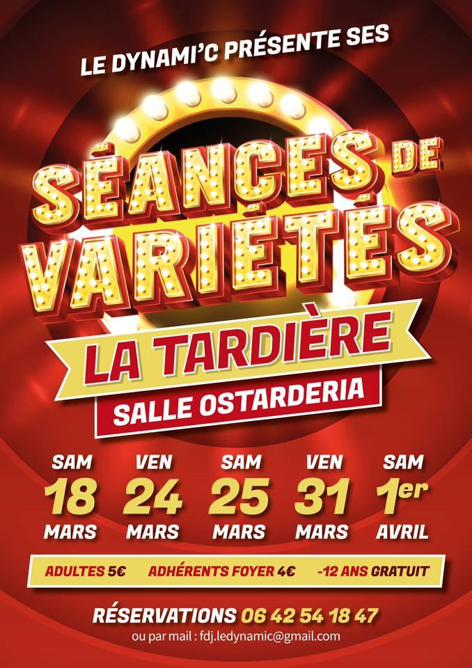 affiche séance de variété
