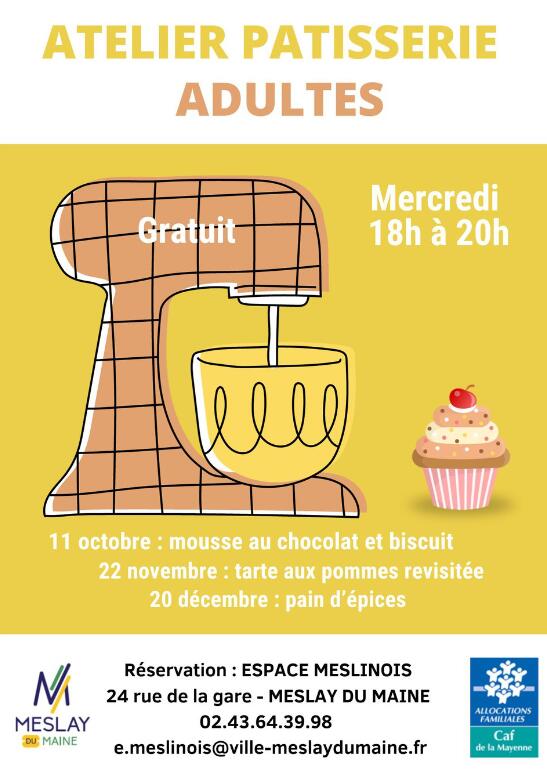 atelier patisserie meslay