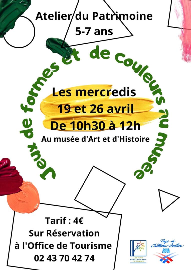 Atelier du Patrimoine 8-12 ans - 2