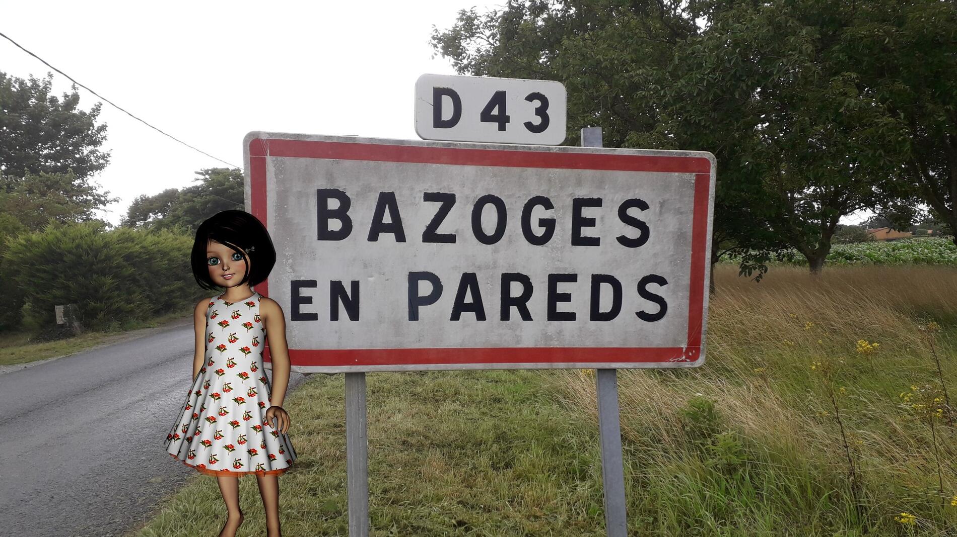 Malvina à la découverte de Bazoges-en-Pareds