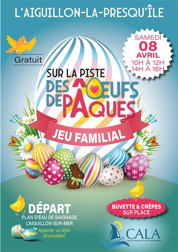 chasse aux oeufs aiguillon sur mer