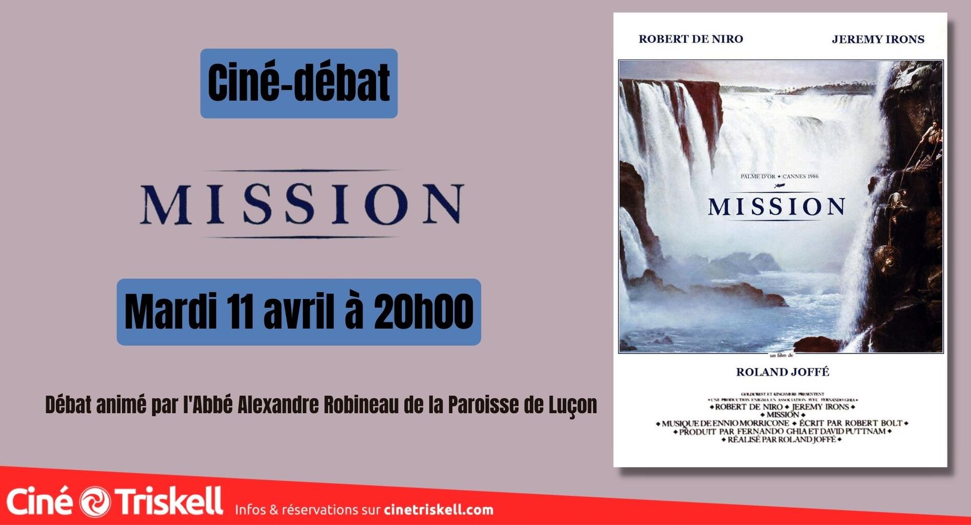 ciné-débat mission mardi 11 avril