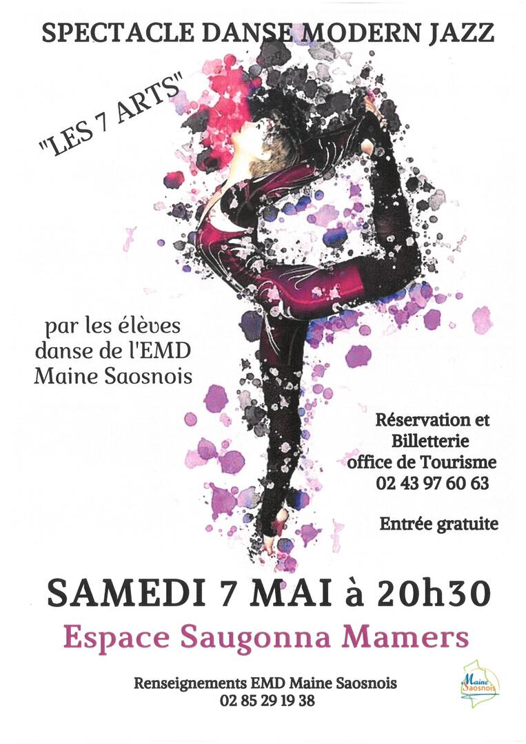 danse Modern jazz 7 mai