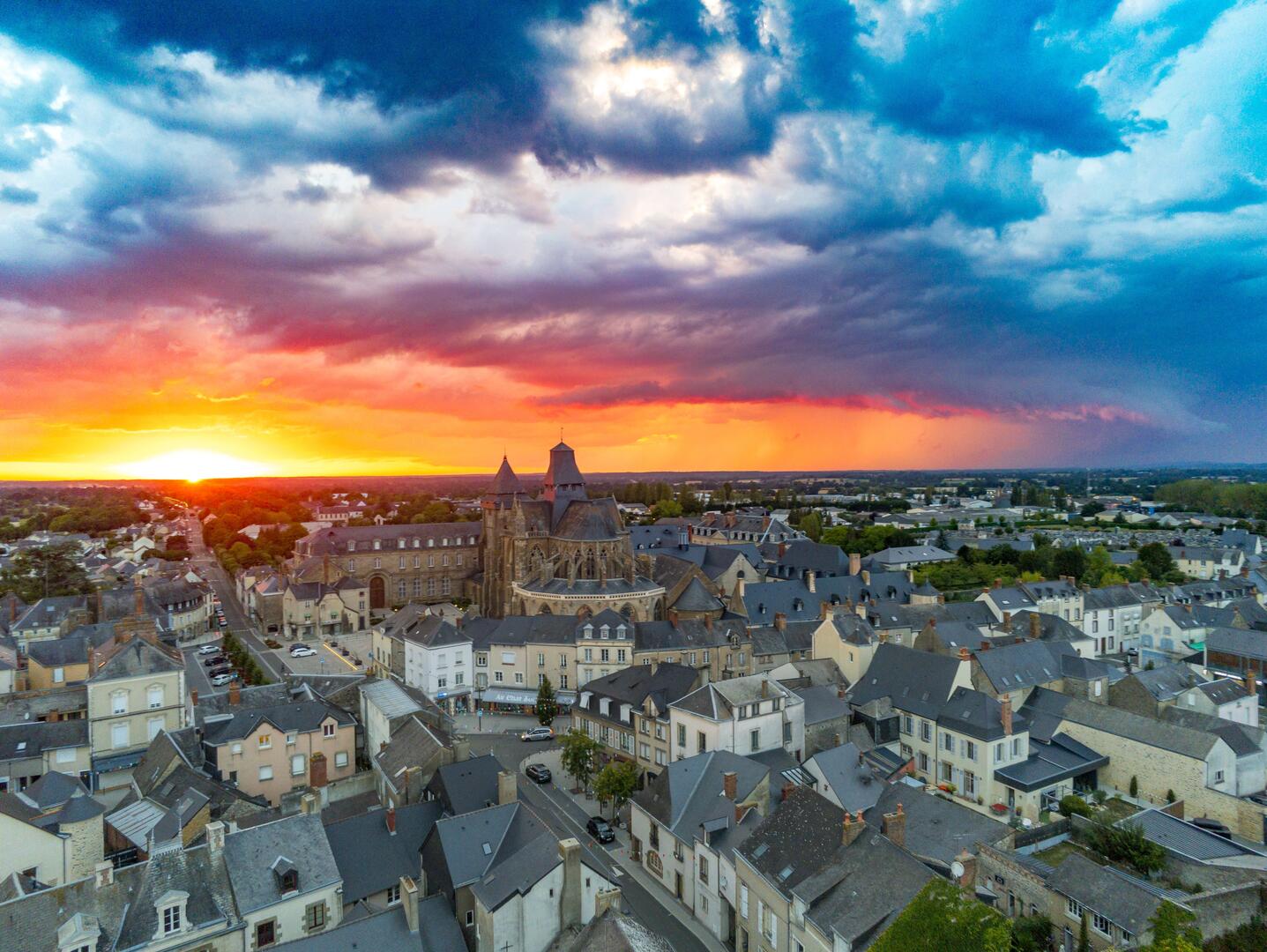 evron - coucher de soleil © Fabien Chéré