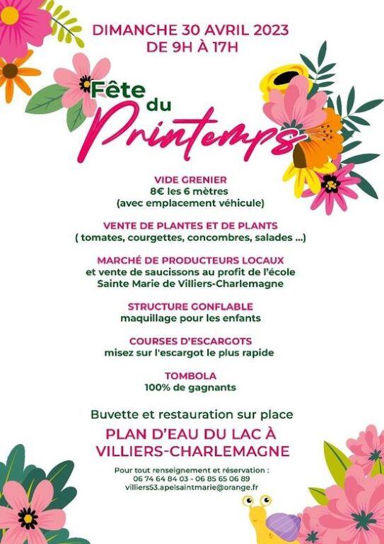 fête du printemps - villiers charlemagne