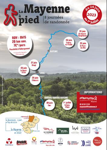 mayenne a pied