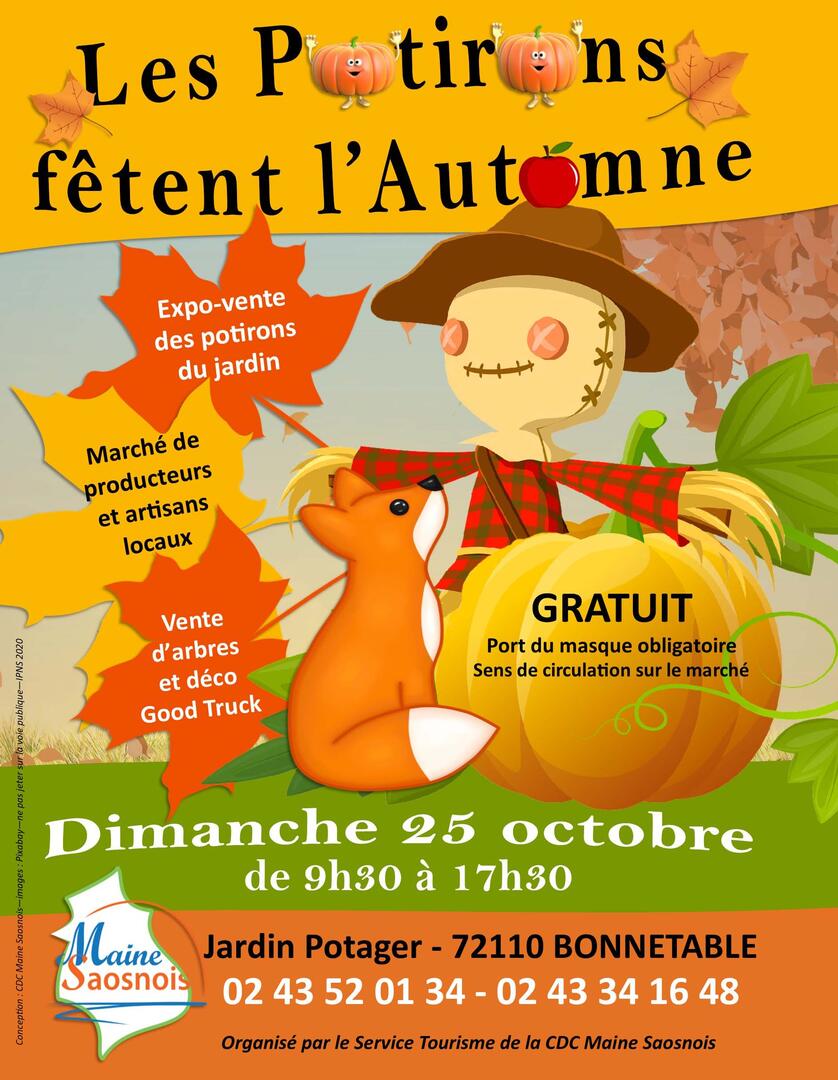 potirons fêtent l'automne