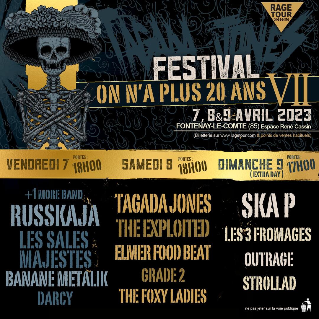 programme 2023 - festival on n'a plus 20 ans - fontenay-vendée