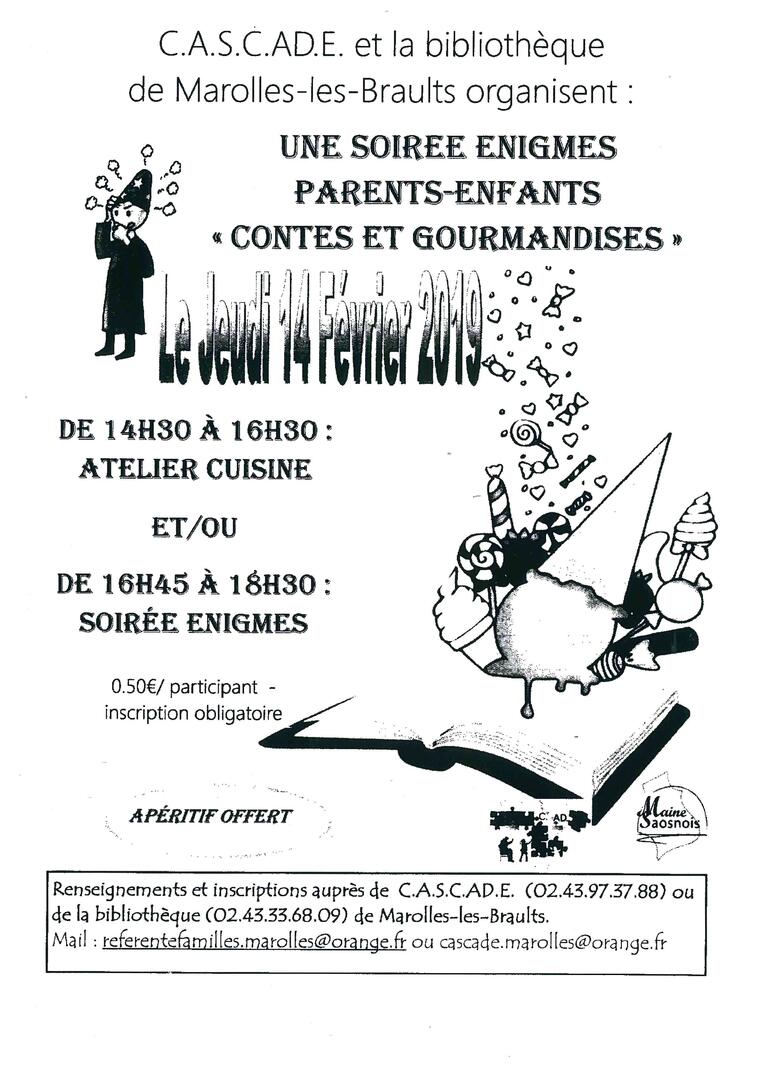 soirée enigmes parents enfants