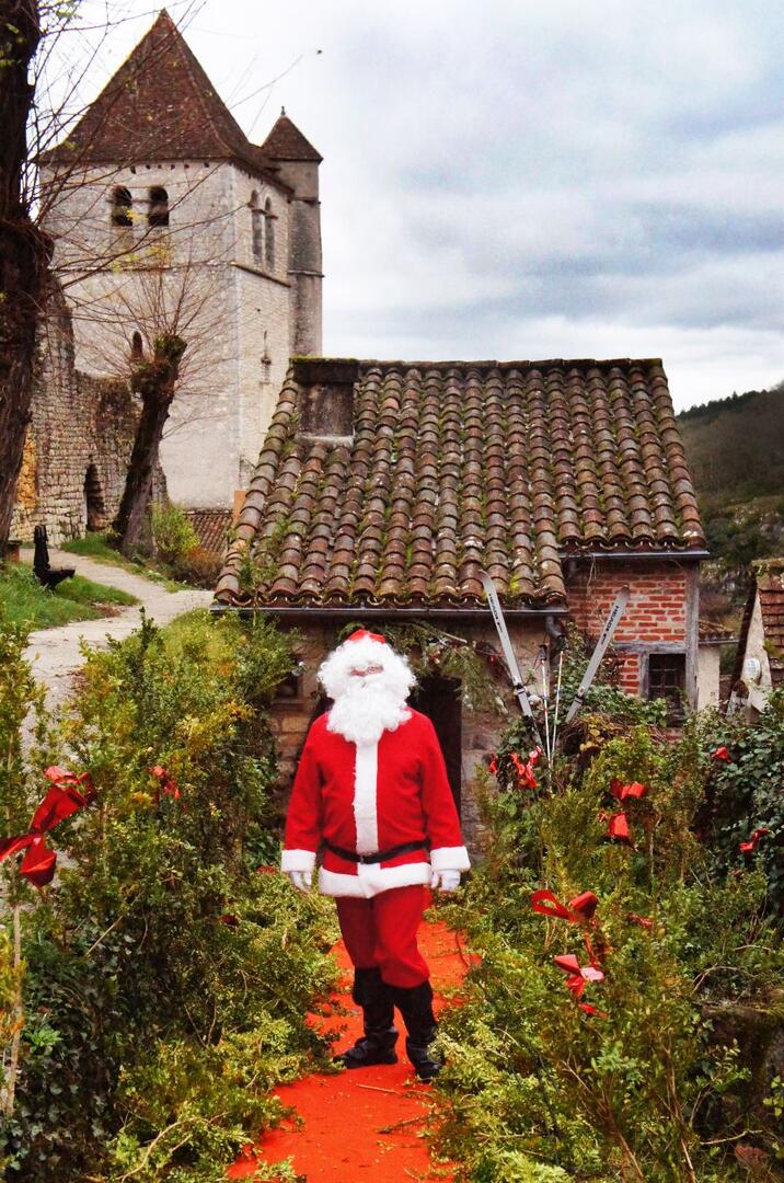 Marché de Noël à Saint-Cirq Lapopie