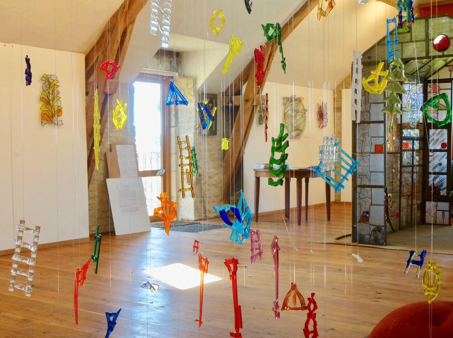 vitrail art contemporain-leo amery