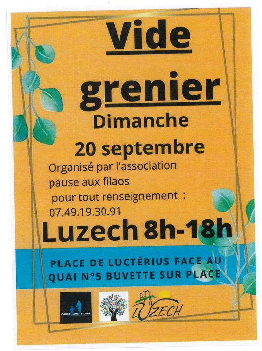 200920 Vide greniers Luzech 2