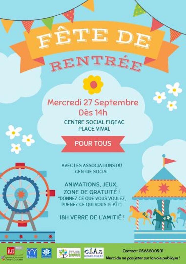 FÊTE DE RENTRÉE