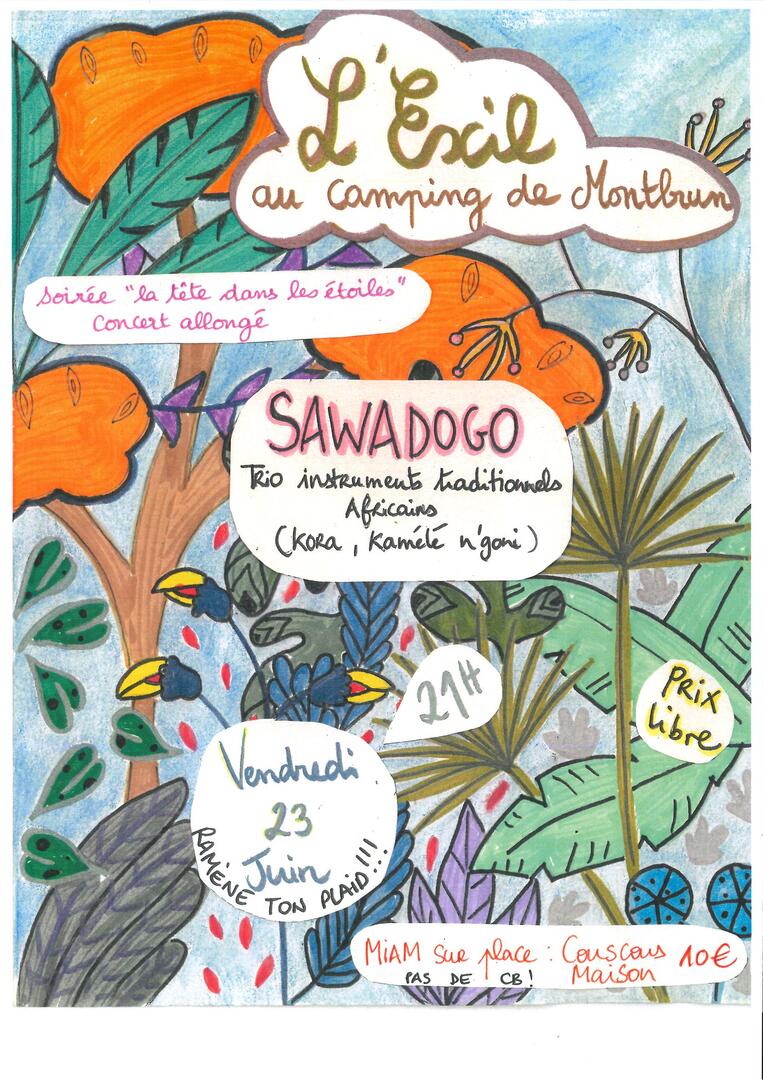 Concert camping l'exil