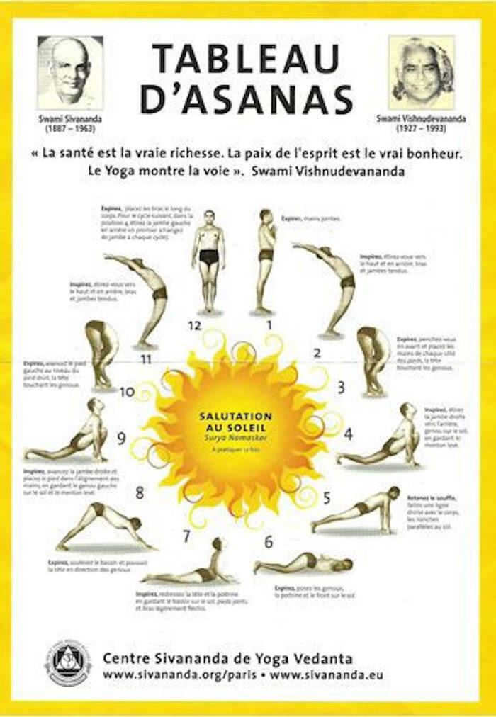 le "marathon" des salutations au soleil à Figeac
