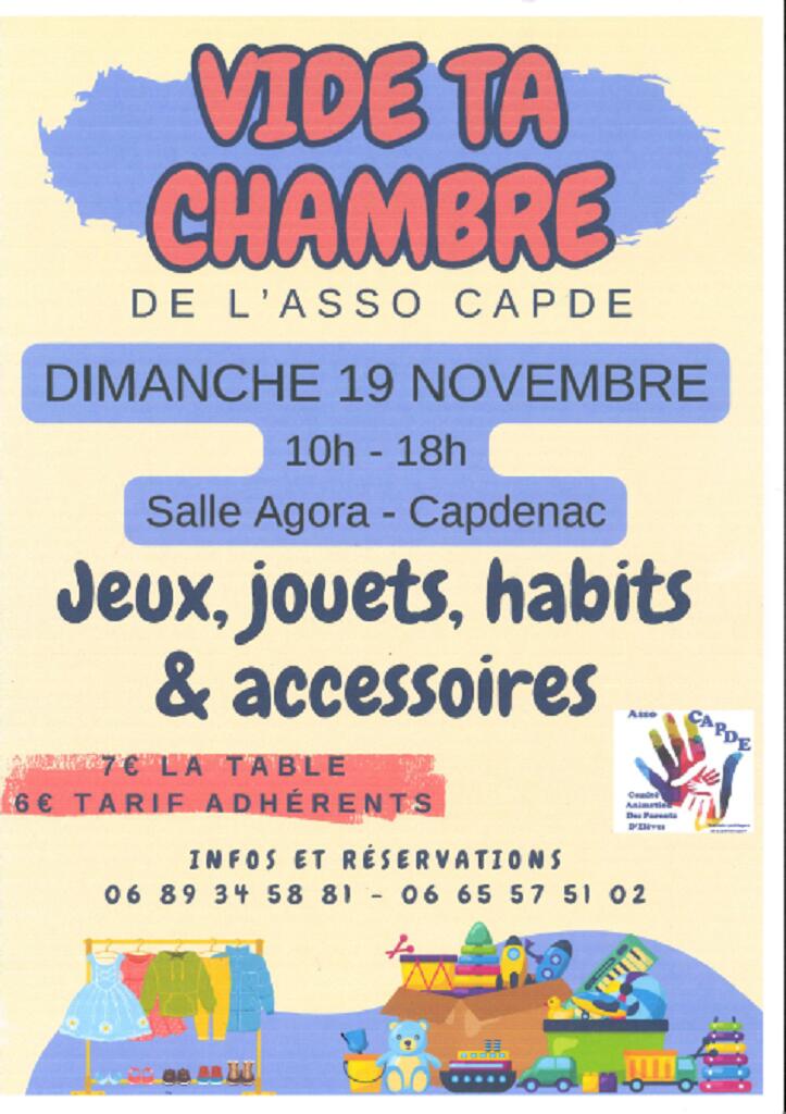 vide ta chambre CG