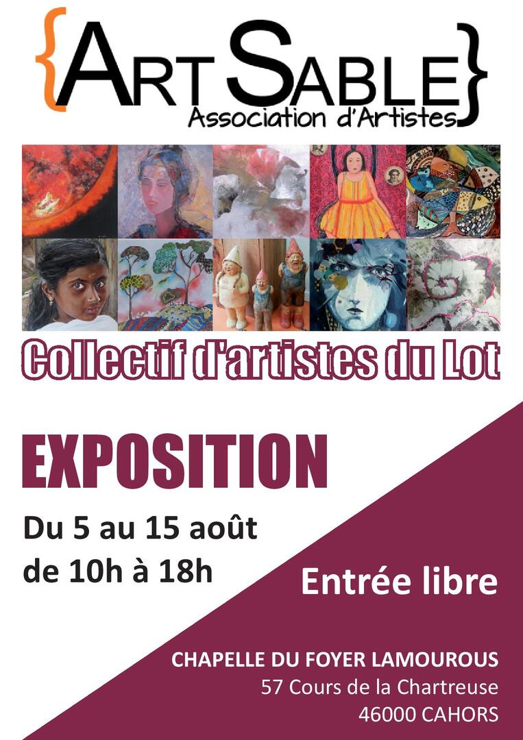 ARTSABLE EXPO foyer Lamourous