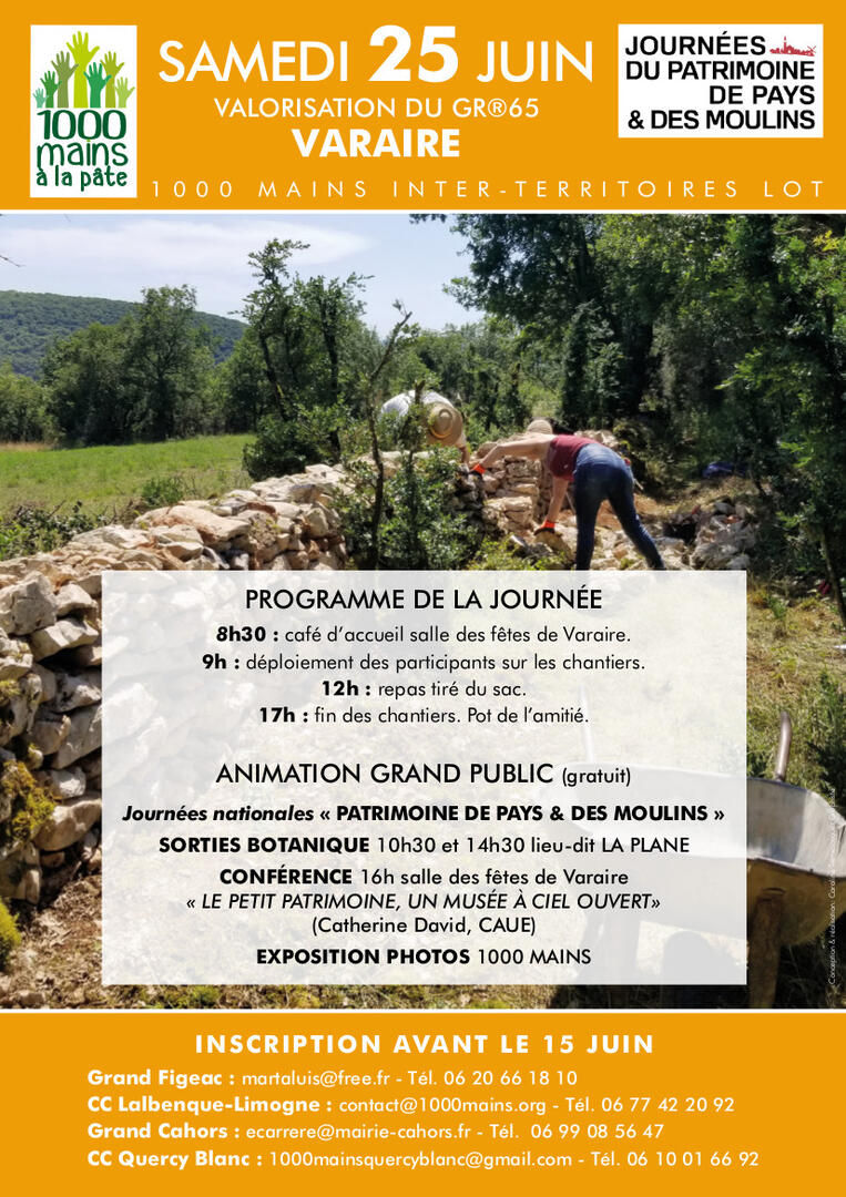 Affiche 1000 mains JPPM