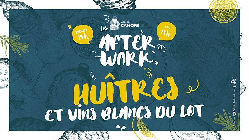 Afterwork huîtres et vins blancs du Lot