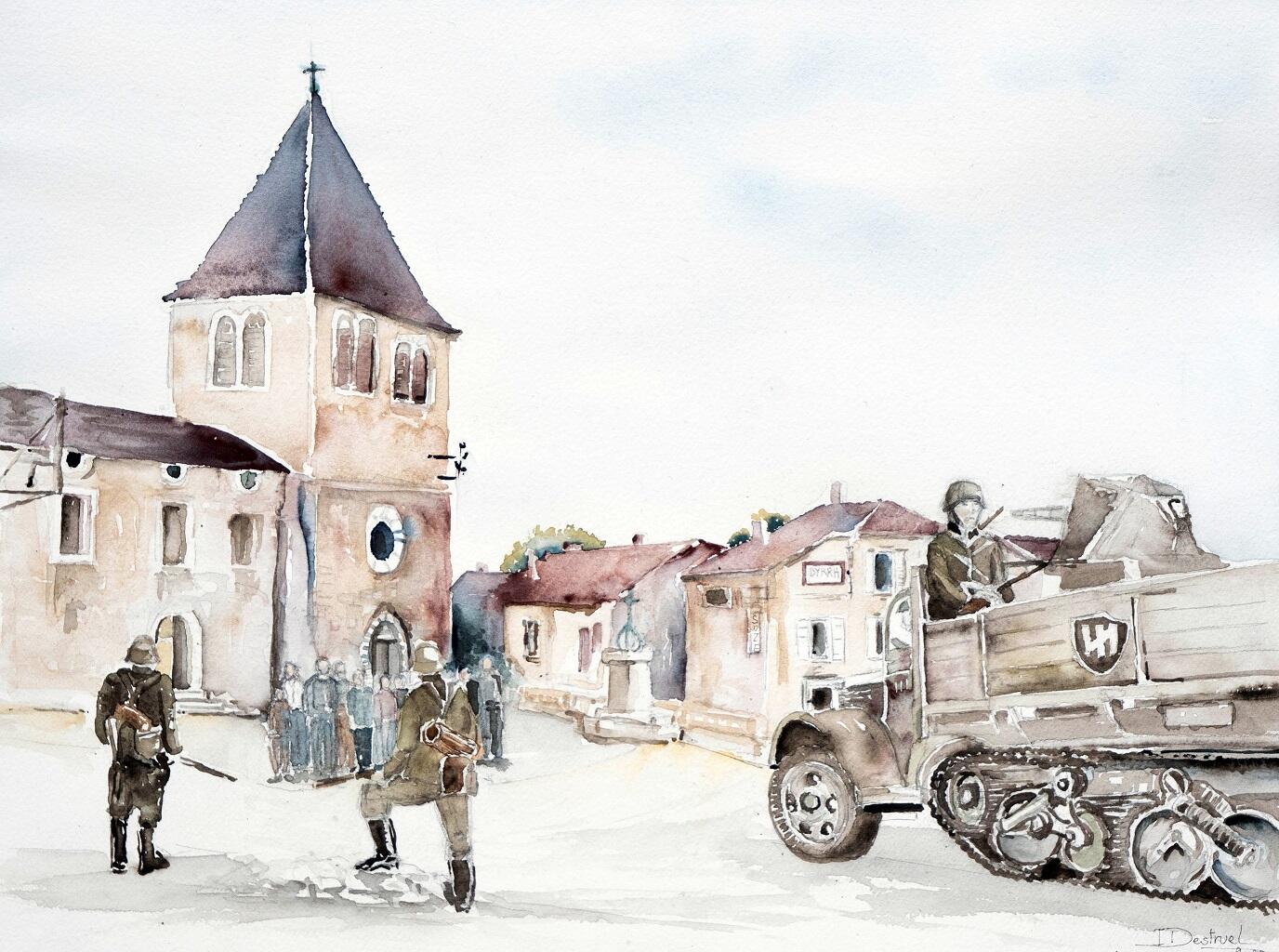 Aquarelle Isabelle DESTRUEL