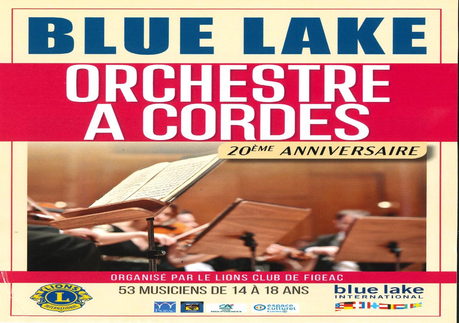 Blue lake