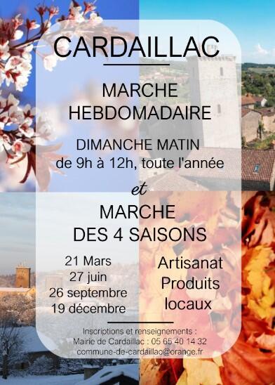 marché 4 saisons Cardaillac