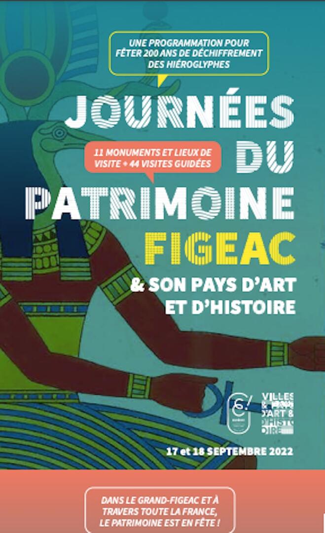 jounrées du patrimoinegrand Figeac 2022