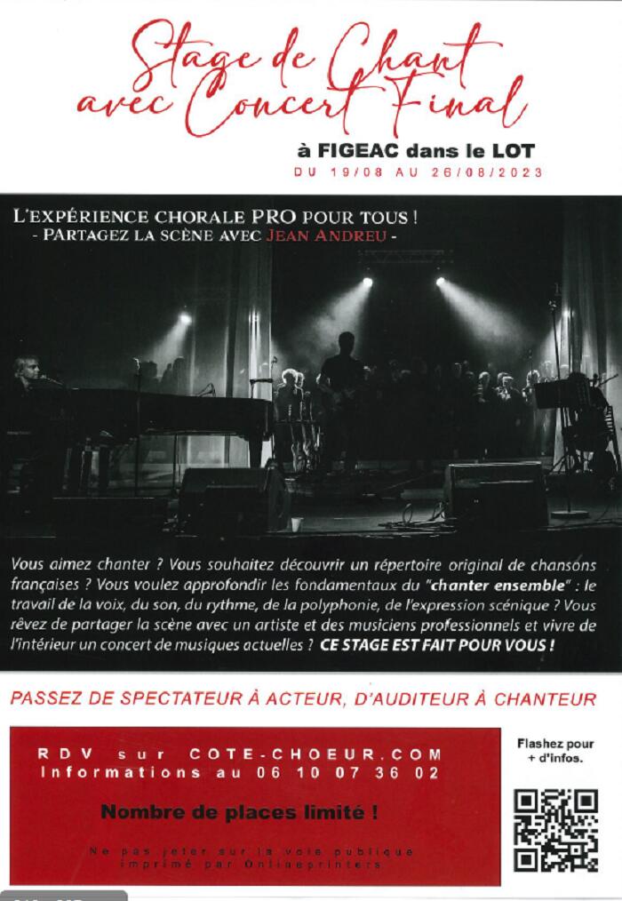 stage chorale