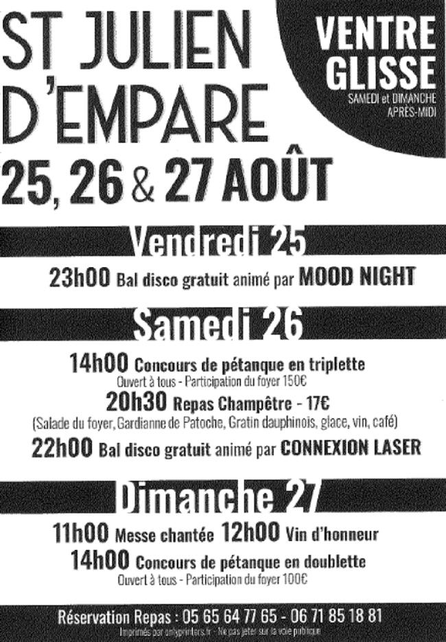 fête saint julien d'empare