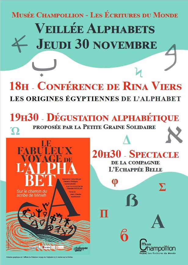 affiche Le Fabuleux voyage de l’alphabet