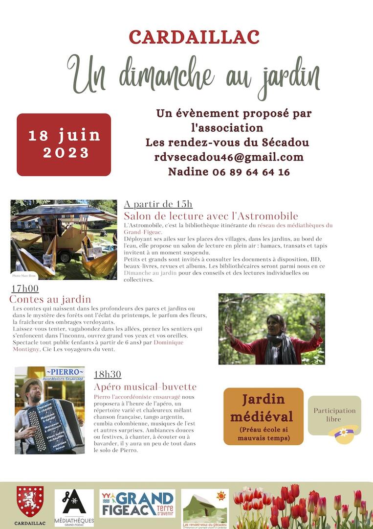 Flyer Un dimanche au jardin