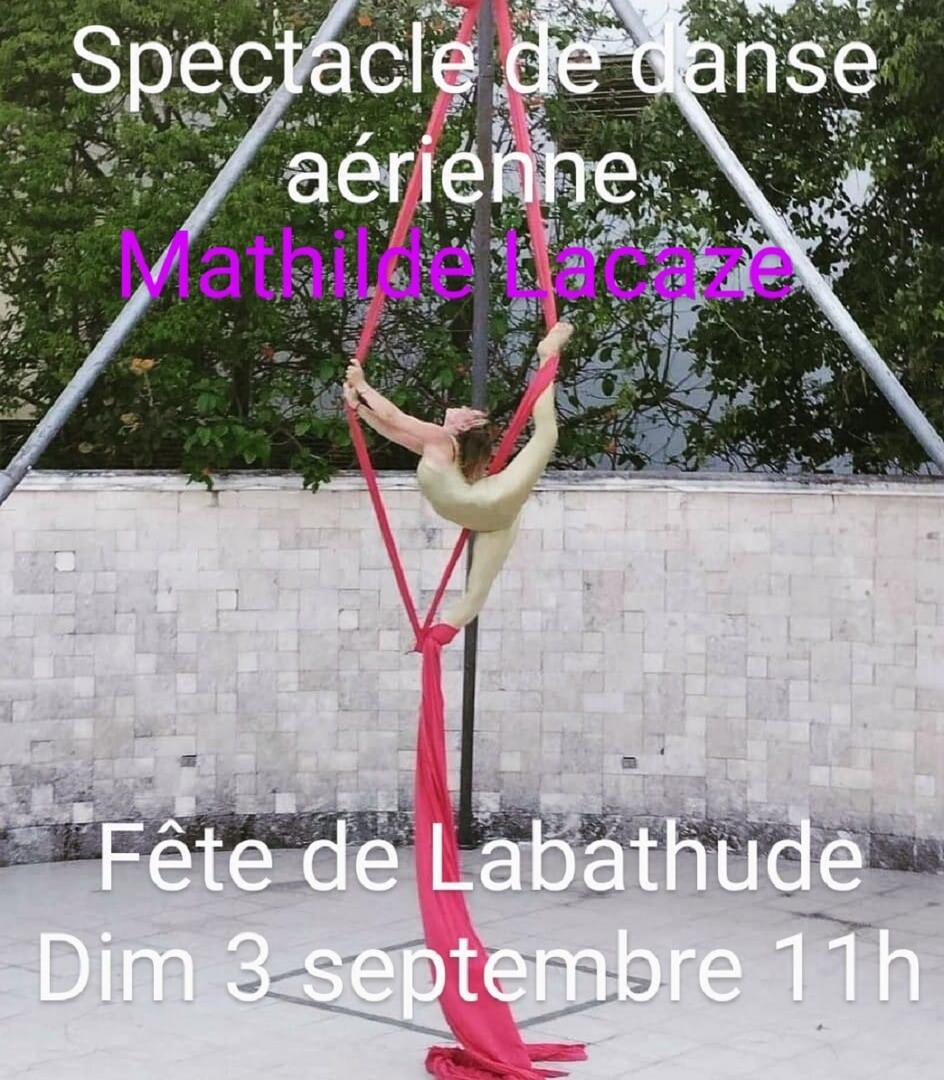 Affiche spectacle de danse aérienne