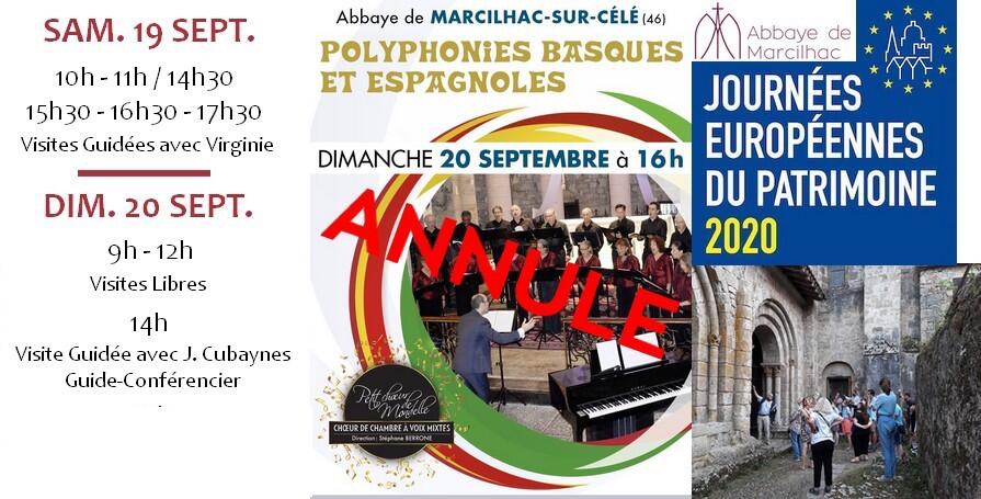 JEP 2020 marcilhac abbaye