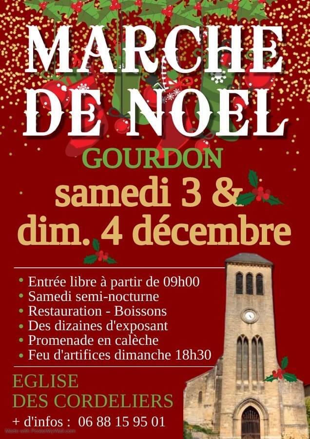 Marché Noel Gourdon 22