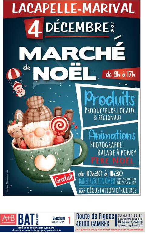 Marché de noël lacapelle