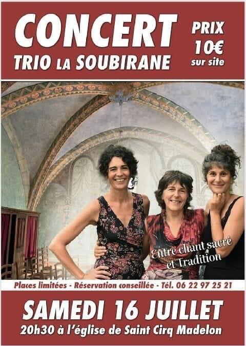 Concert trio la Soubirane